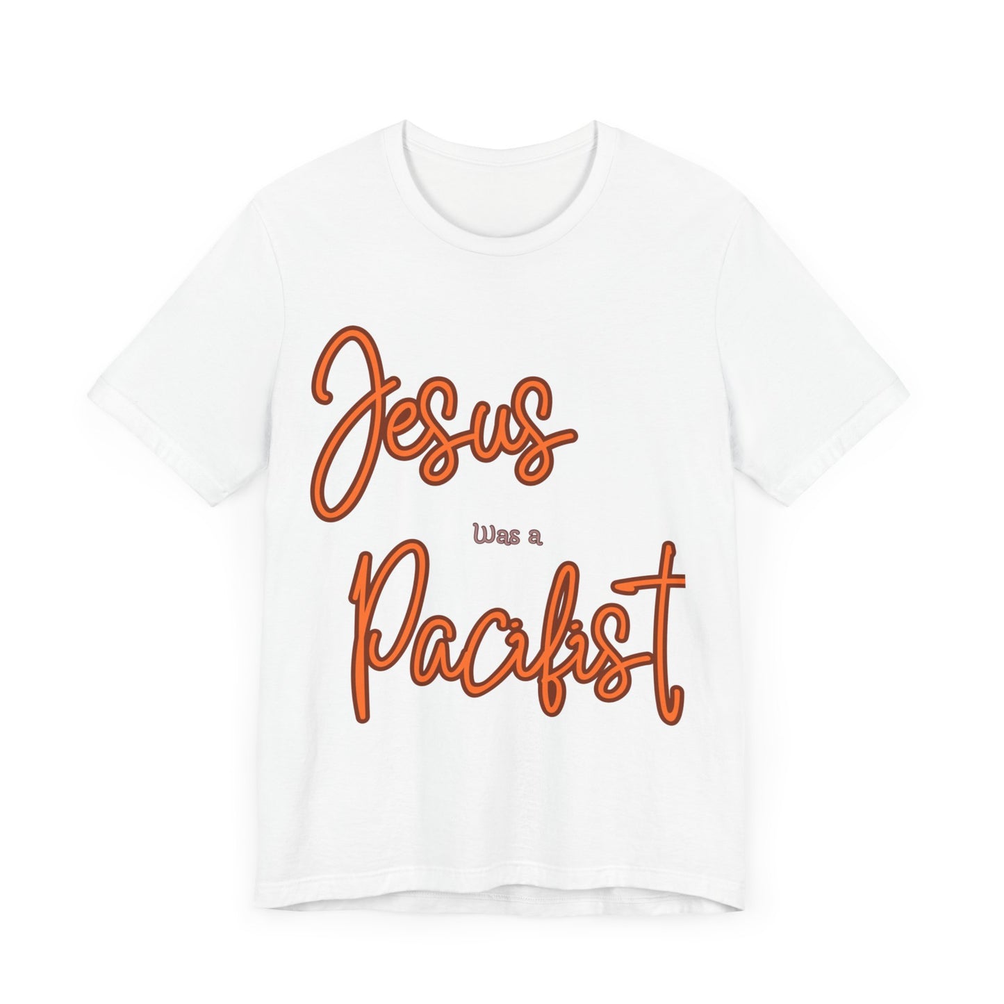 Jesus was a Pacifist Unisex Jersey Short Sleeve Tee