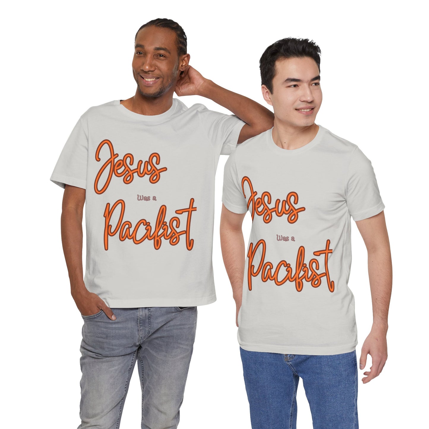 Jesus was a Pacifist Unisex Jersey Short Sleeve Tee