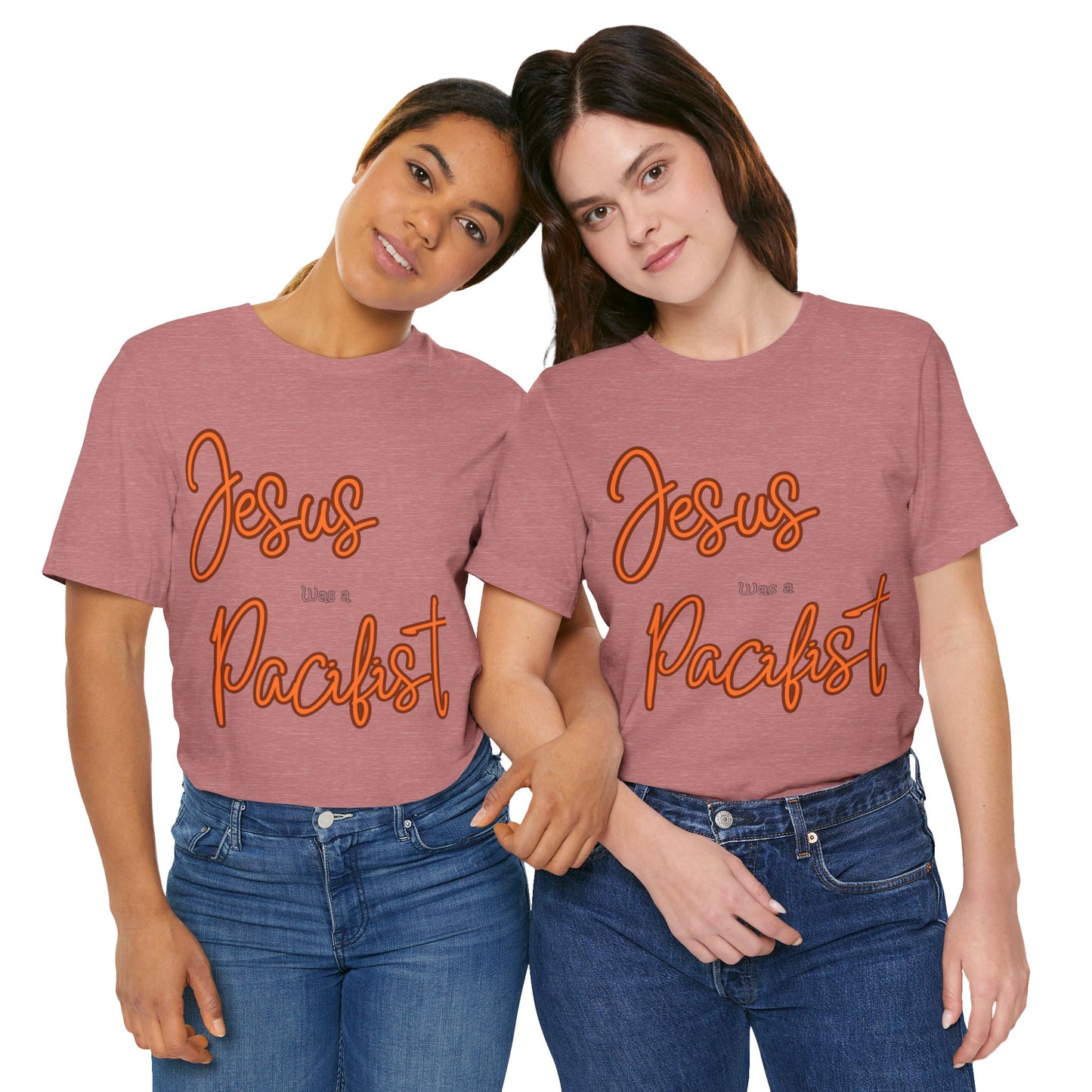 Jesus was a Pacifist Unisex Jersey Short Sleeve Tee