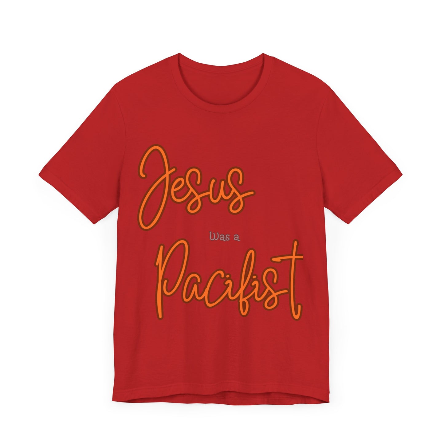 Jesus was a Pacifist Unisex Jersey Short Sleeve Tee