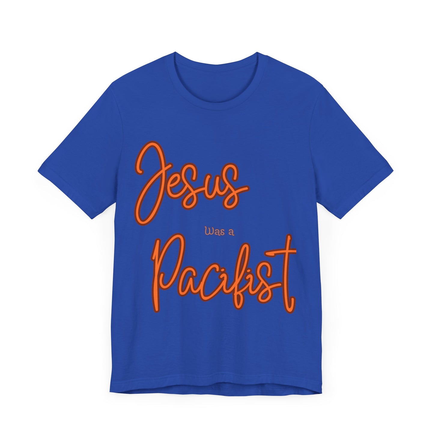 Jesus was a Pacifist Unisex Jersey Short Sleeve Tee