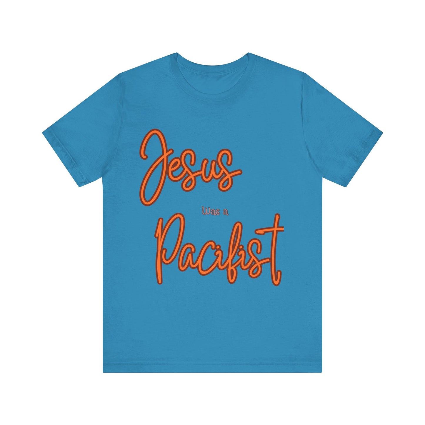 Jesus was a Pacifist Unisex Jersey Short Sleeve Tee