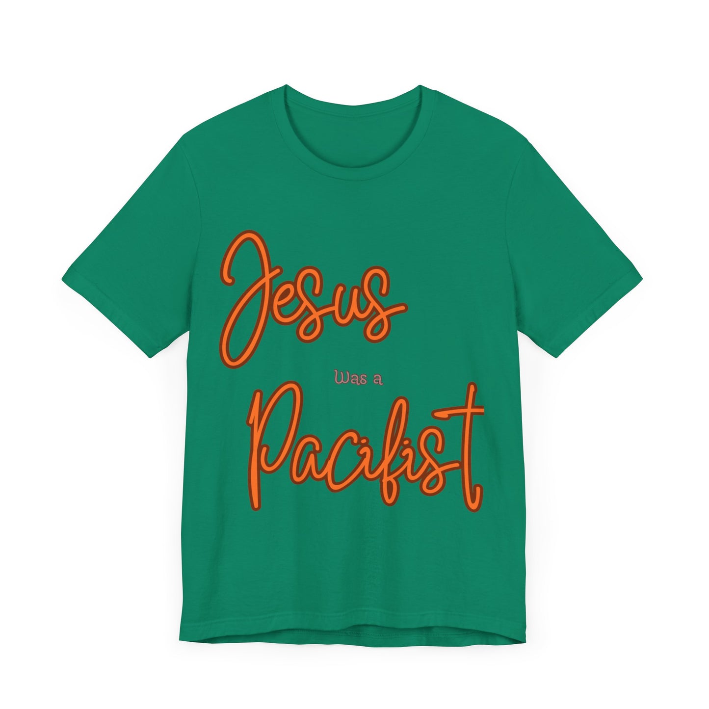 Jesus was a Pacifist Unisex Jersey Short Sleeve Tee