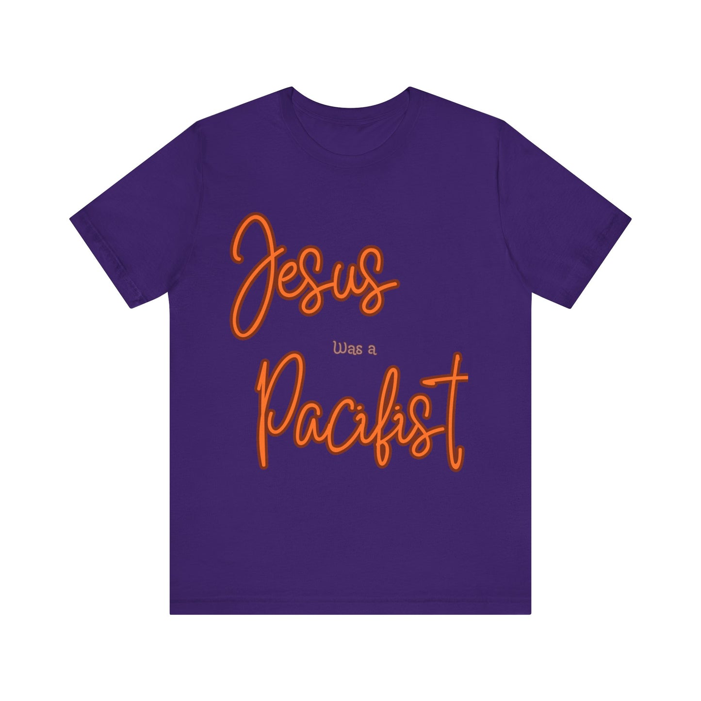 Jesus was a Pacifist Unisex Jersey Short Sleeve Tee