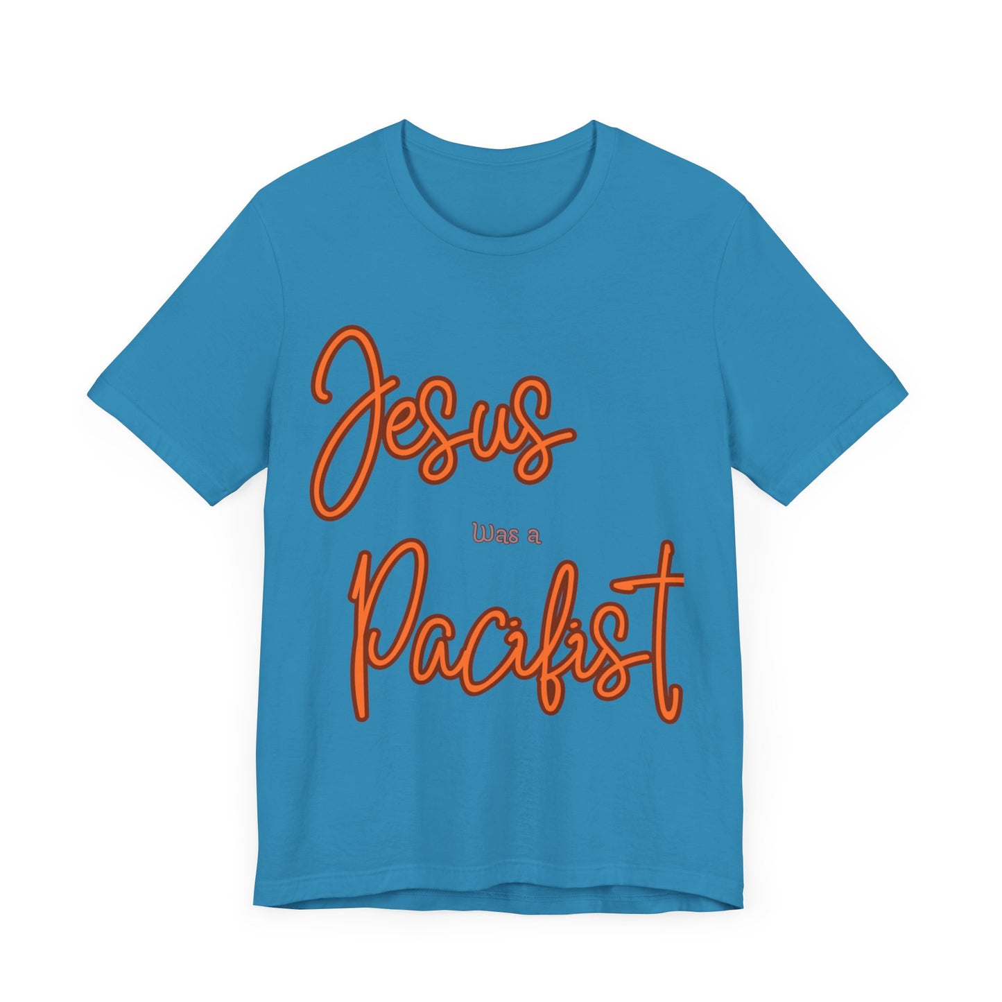 Jesus was a Pacifist Unisex Jersey Short Sleeve Tee