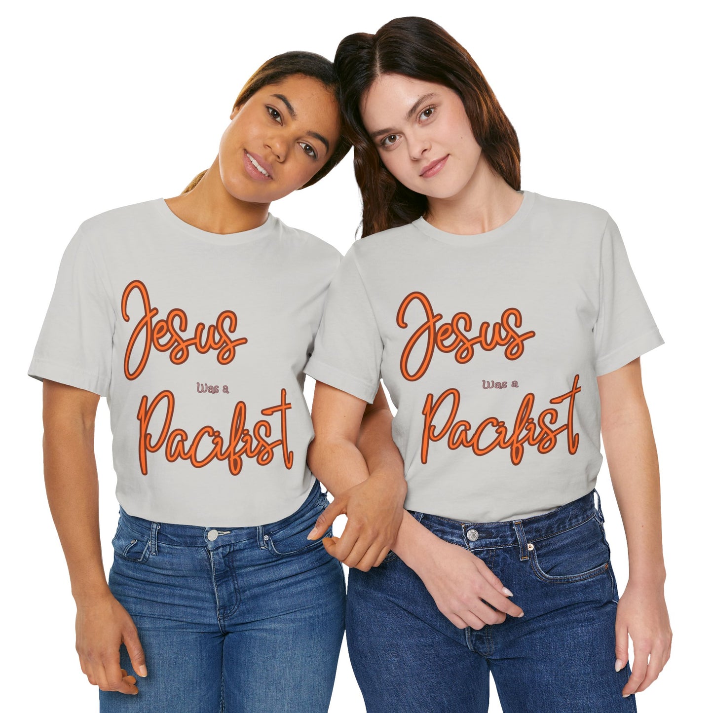 Jesus was a Pacifist Unisex Jersey Short Sleeve Tee