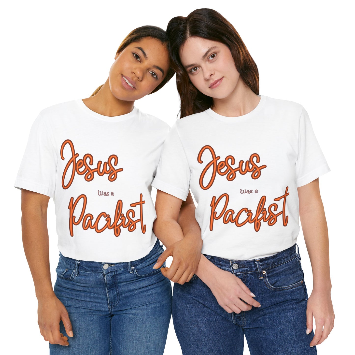 Jesus was a Pacifist Unisex Jersey Short Sleeve Tee