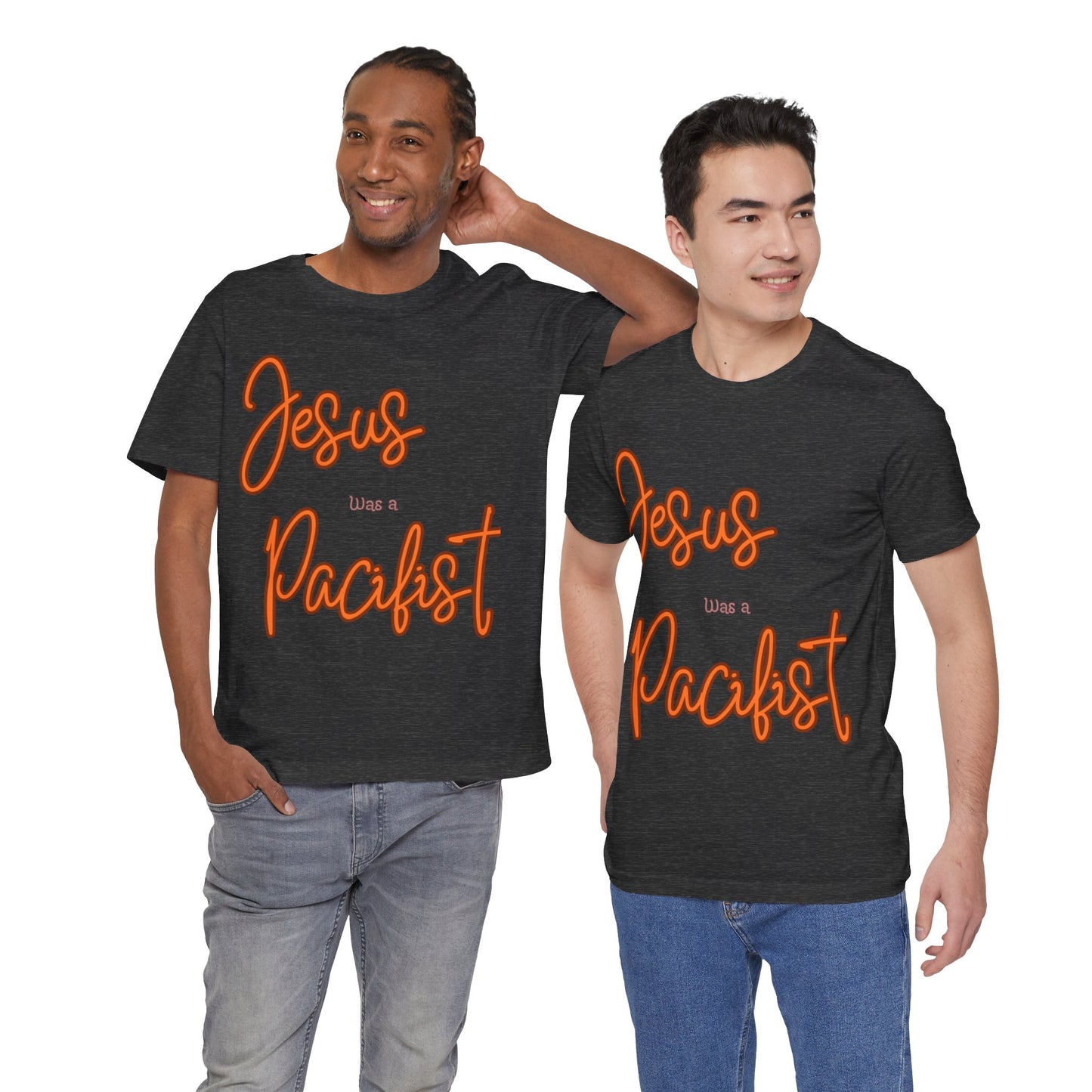 Jesus was a Pacifist Unisex Jersey Short Sleeve Tee